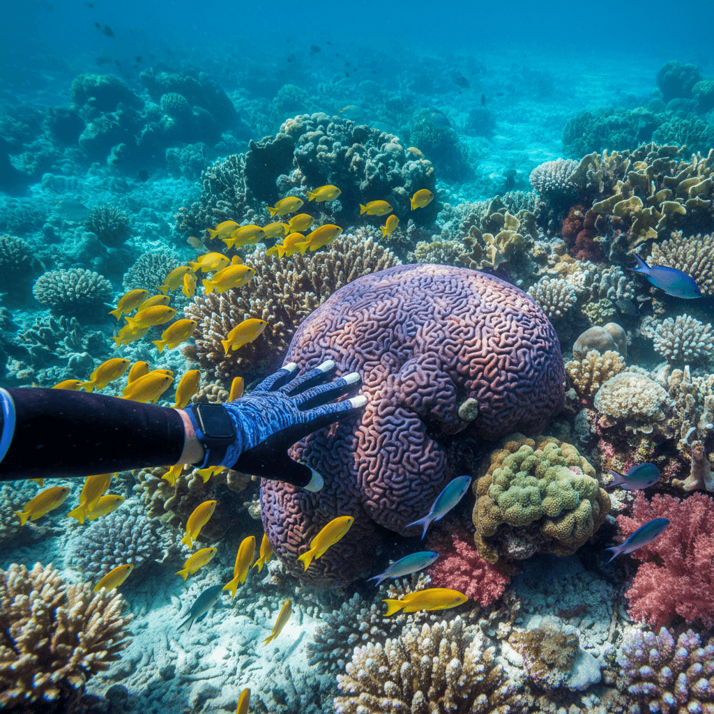 Red Sea coral and marine life